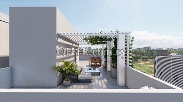 3 Bedroom Penthouse  In Krasas Area In Larnaka With A Large Veranda