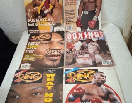 16 collectable Mike Tyson cover boxing magazines. - 3