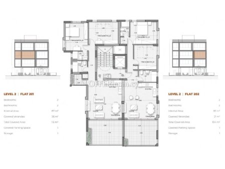 New modern two bedroom apartment bin Platy area of Aglantzia Nicosia - 3