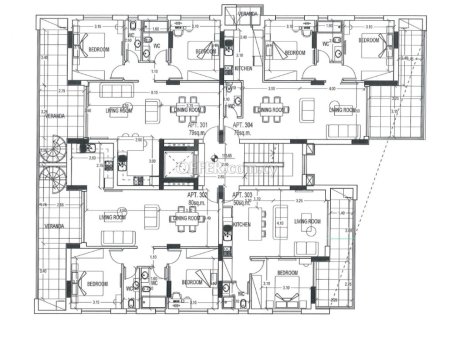 Brand new luxury 2 bedroom penthouse apartment under construction in Ekali Limassol - 3