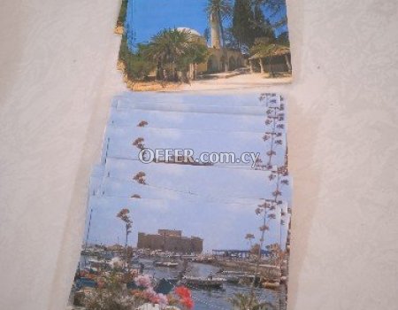 100 τουριστικές κυπριακές κάρτες, Πάφο και Λάρνακα.