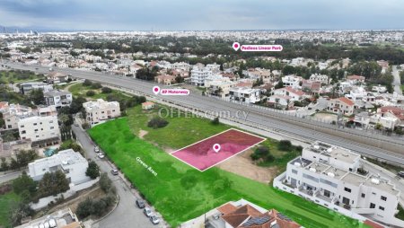 Residential plot located in Engomi Nicosia.