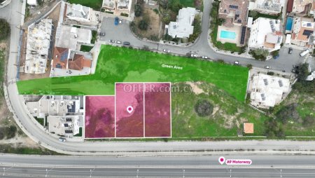 Three residential plots located in Engomi Nicosia.