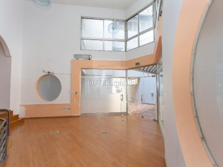 Ground floor plus basement shop for sale in Limassol town center