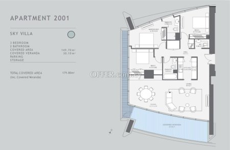 3 bed apartment for sale in Town Center Limassol - 10