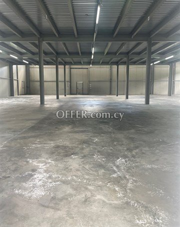Large Warehouse 1215 Sq.m.  In Alampra, Nicosia - Licenses For Mixed U - 3
