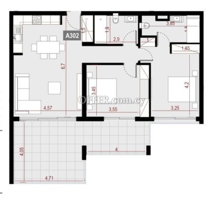 Apartment (Flat) in Potamos Germasoyias, Limassol for Sale - 2
