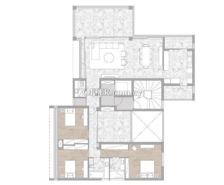 Apartment (Penthouse) in City Center, Nicosia for Sale - 5