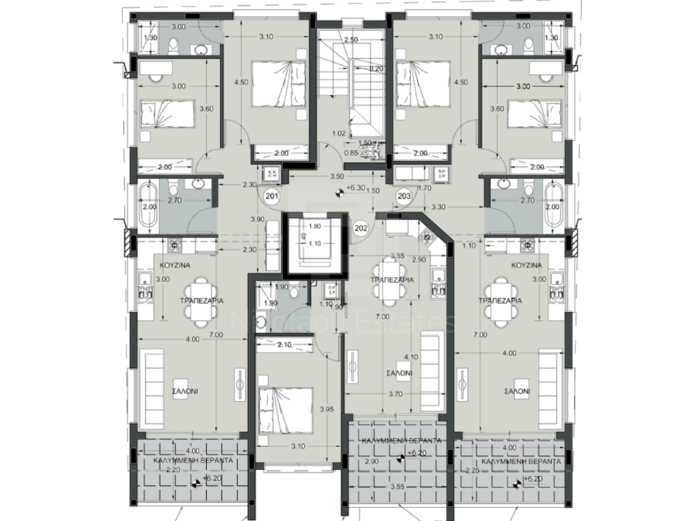 New two bedroom apartment in Anthoupoli area in Lakatamia - 9