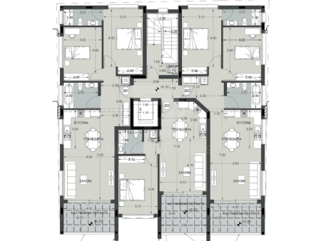 New two bedroom apartment in Anthoupoli area in Lakatamia - 9