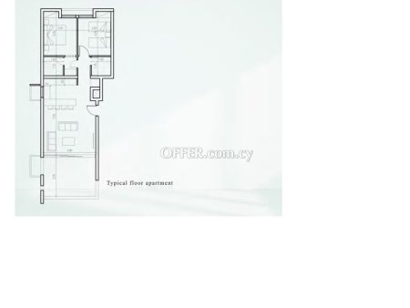 New two bedroom apartment in Drosia area of Larnaca - 2