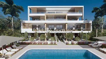 Luxury Ground Floor 2 Bedroom Apartment With Roof Garden  In Geroskipo