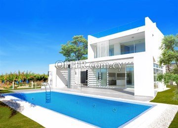 Seaview 3 Bedroom Luxury Villa With Roof Garden  In Pegeia - Coral Bay