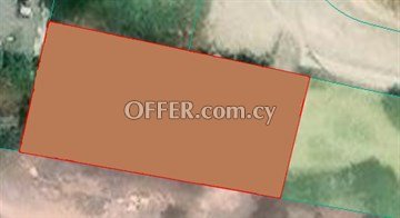 Residential Plot Of 643 Sq.m.  In Politiko, Nicosia- Next To Green Are