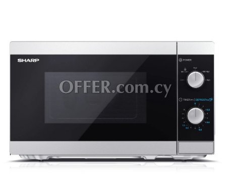 Sharp Microwave Oven YC-MS01E-S Silver 20L 800W