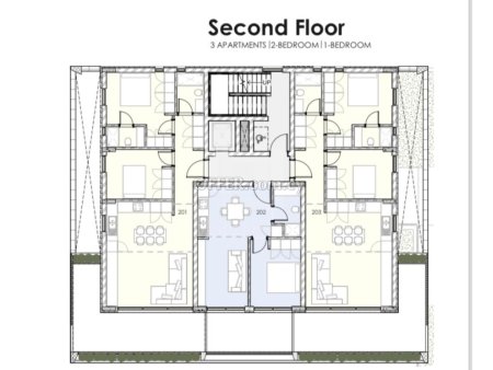 Luxury two bed apartment with sea views and easy access on the motorway 2 minutes for sale in Agia Phyla. Under construction. - 2