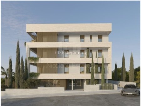 Luxury three bedroom penthouse with roof garden for sale in Agia Phyla. two minutes from motorway Under construction. - 9