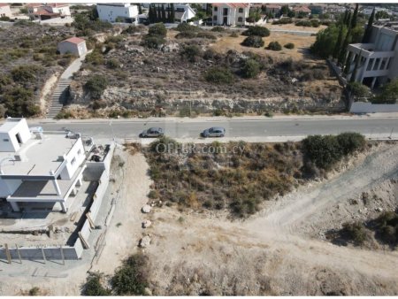 Residential plot with building permits and plans for villa in Kefalokremos area of Germasogeia - 8