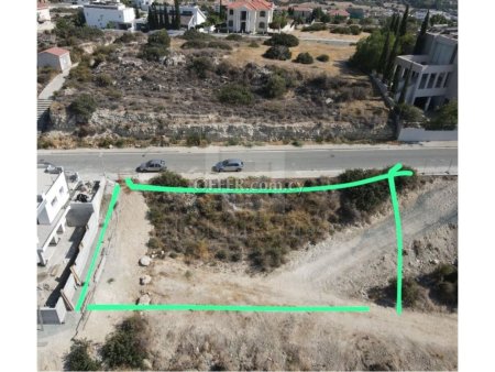 Residential plot with building permits and plans for villa in Kefalokremos area of Germasogeia - 6
