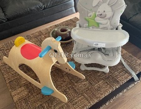 Rocking horse and booster seat - 1
