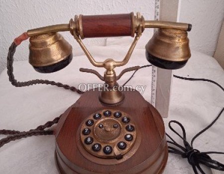 Vintage sitel wooden phone.