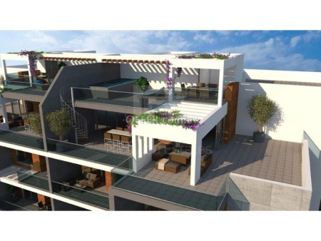 Luxury four bedroom plus studio penthouse in the prestigious Columbia area of Limassol