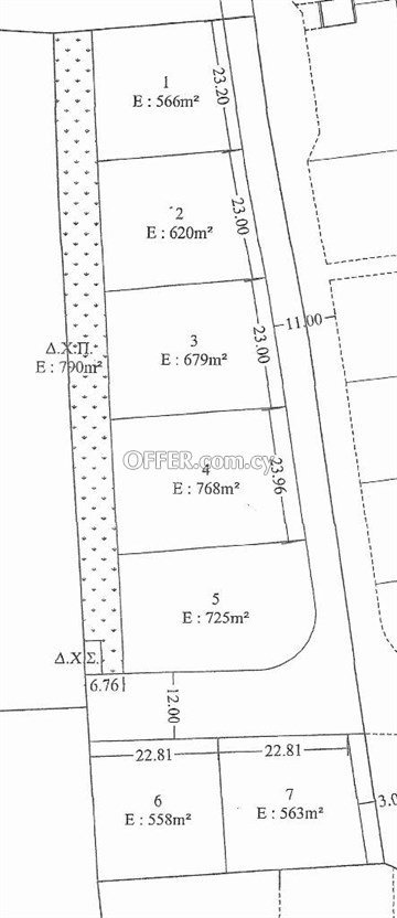 Residential Plot Of 566 Sq.m.  In Geri, Nicosia - 1