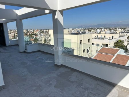 New completed three bedroom penthouse with huge roof garden in Palouriotissa area Nicosia - 1