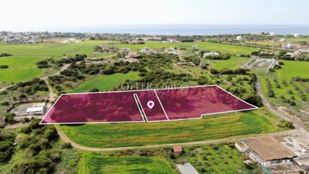 Two agricultural fields located in Paralimni