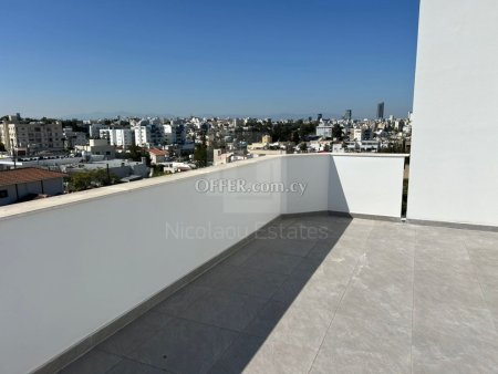 New completed three bedroom penthouse with huge roof garden in Palouriotissa area Nicosia - 5