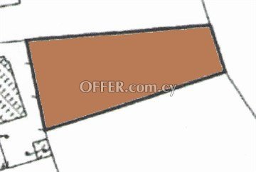 Residential Plot Of 614 Sq.M.  In Nice Location In Leivadia, Larnaca