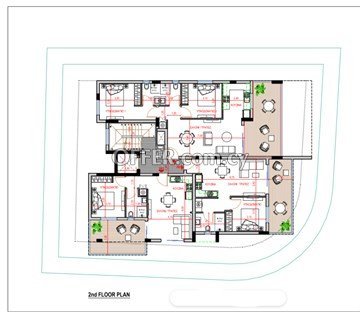 Luxury 2 Bedroom Penthouse With Roof Garden In Leivadia, Larnaka - 3