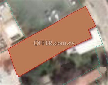 Residential Plot Of 590 Sq.M.  In Pervolia, Larnaka