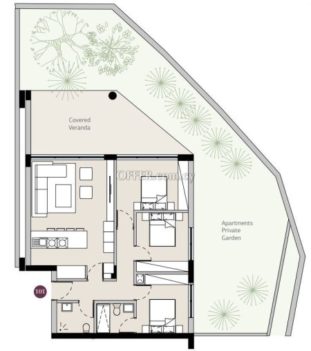 Apartment (Flat) in Green Area, Limassol for Sale - 8