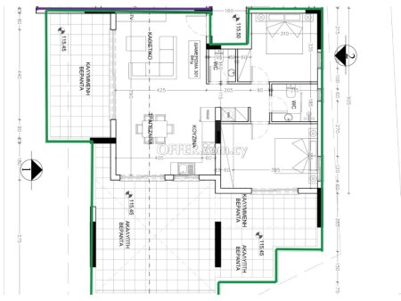 Brand new 2 bedroom penthouse apartment off plan in Agios Athanasios - 2