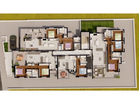 Modern three bedroom apartment with private Garden in Lakatamia near Pefkou - 5