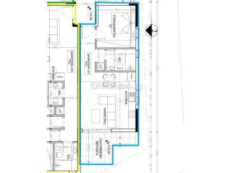 Brand new 1 bedroom apartment off plan in Agios Athanasios - 2