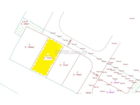 Big plot of 747m2 in Deftera lapatsa for a bargain price - 1