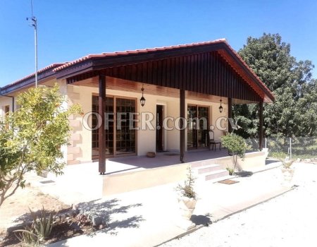 THREE BEDROOM DETACHED HOUSE, OFFERED FOR RENT IN PALODIA, LIMASSOL