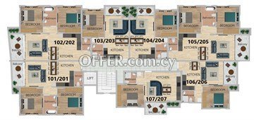 Modern 1 Bedroom Apartment  In Oroklini, Larnaca