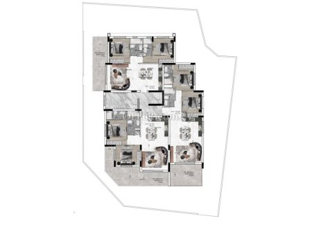 New three bedroom apartment in Kaimakli area of Nicosia - 7