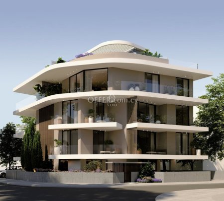 TWO BEDROOM TOP FLOOR  APARTMENT WITH ROOF GARDEN IN LIMASSOL CENTER.