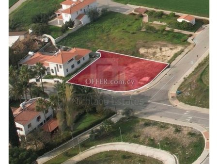 Corner plot 549 sq.m. for sale in Dali Panagia Evangelistria