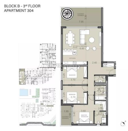 Apartment (Penthouse) in Kato Paphos, Paphos for Sale - 2