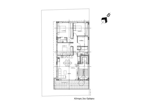 Luxurious Three Bedroom Floor Apartments with Roof Garden and Photovoltaics for Sale in Archangelos Nicosia - 2