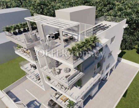 2 Bedroom Penthouse with Roof Garden in Ypsonas Area