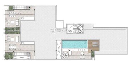 Apartment (Penthouse) in Linopetra, Limassol for Sale - 2