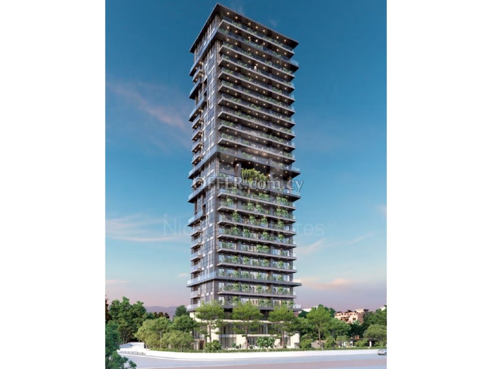 New luxury 2 bedroom apartment on a tower 200m from the sea in Potamos Germasogeias - 9