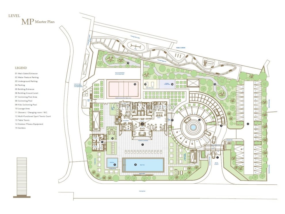 New luxury 2 bedroom apartment on a tower 200m from the sea in Potamos Germasogeias - 4
