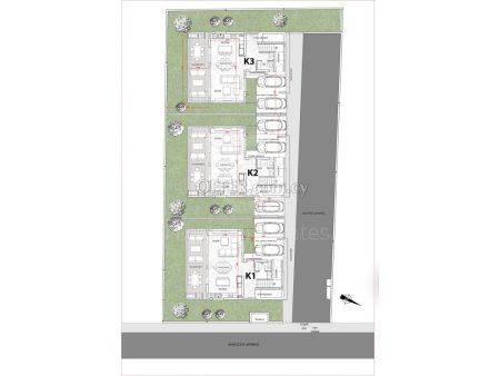 New three bedroom semi detached house in Palaiometocho area Nicosia - 4